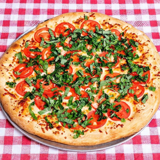 Pizza Margherita.