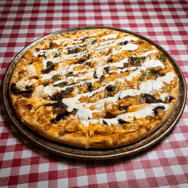 Buffalo Chicken Pizza.