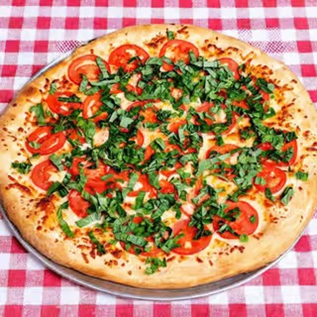 Pizza Margherita.